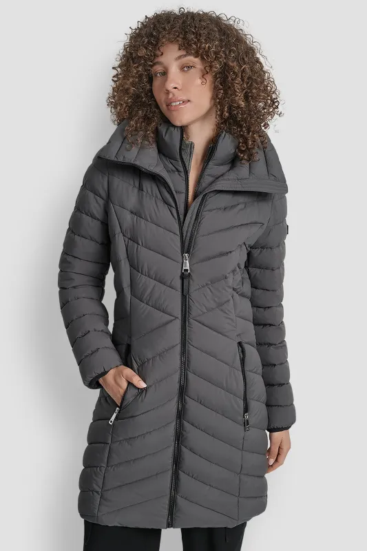 LONG PACKABLE VESTIE WALKER sold by DKNY