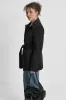 TIE WAIST CORDUROY JACKET WITH FAUX COLLAR sold by DKNY