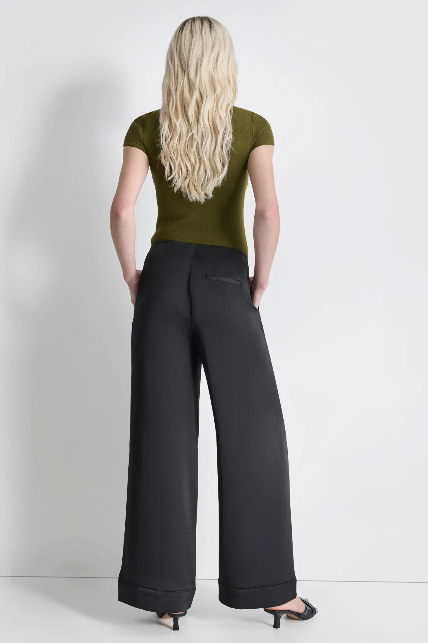 EXTRA HIGH-RISE WIDE-LEG DRESS PANT sold by DKNY product image thumbnail 4