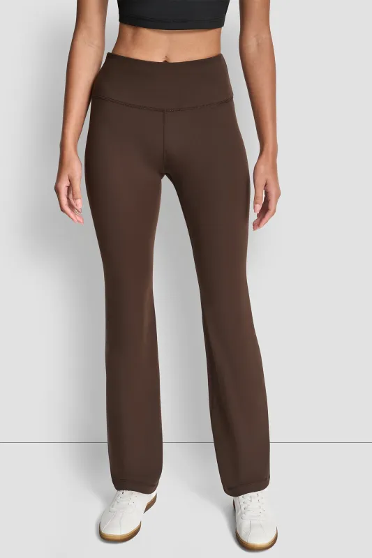 BALANCE COMPRESSION HIGH WAIST FLARE PANT made by DKNY