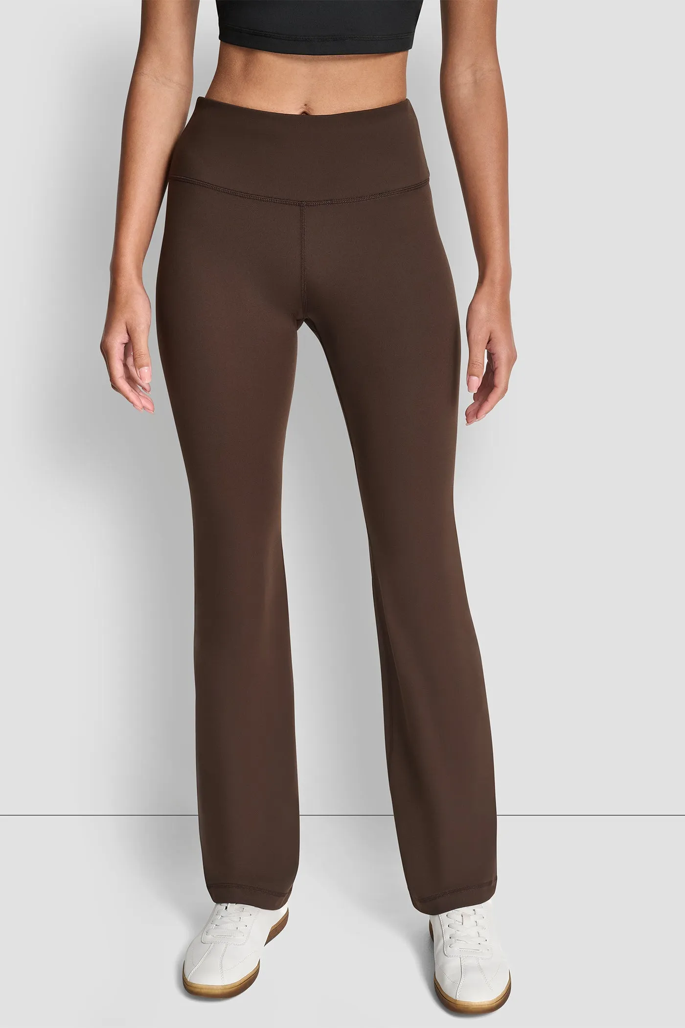 BALANCE COMPRESSION HIGH WAIST FLARE PANT sold by DKNY