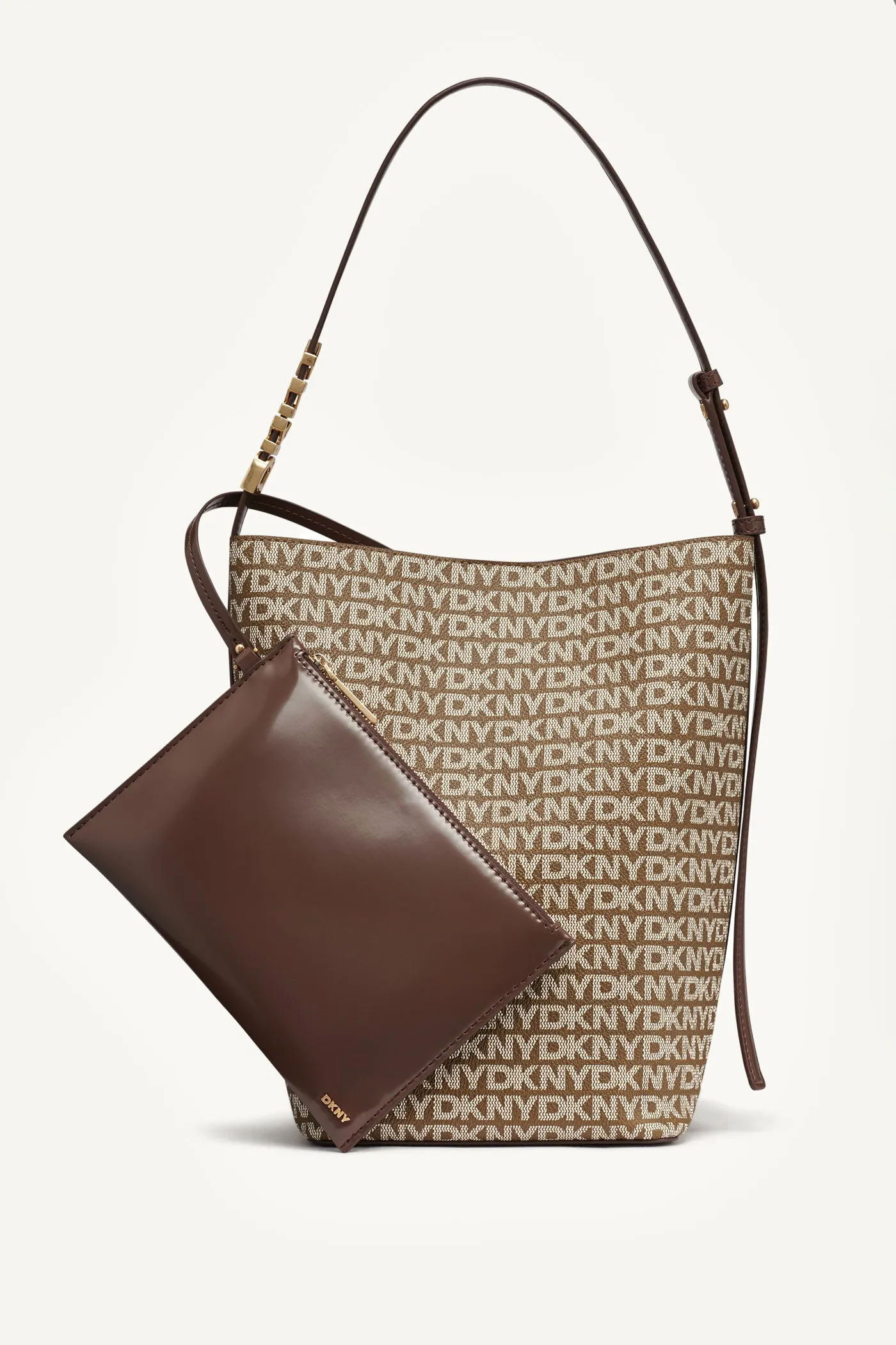 AVRIL LOGO BUCKET BAG sold by DKNY