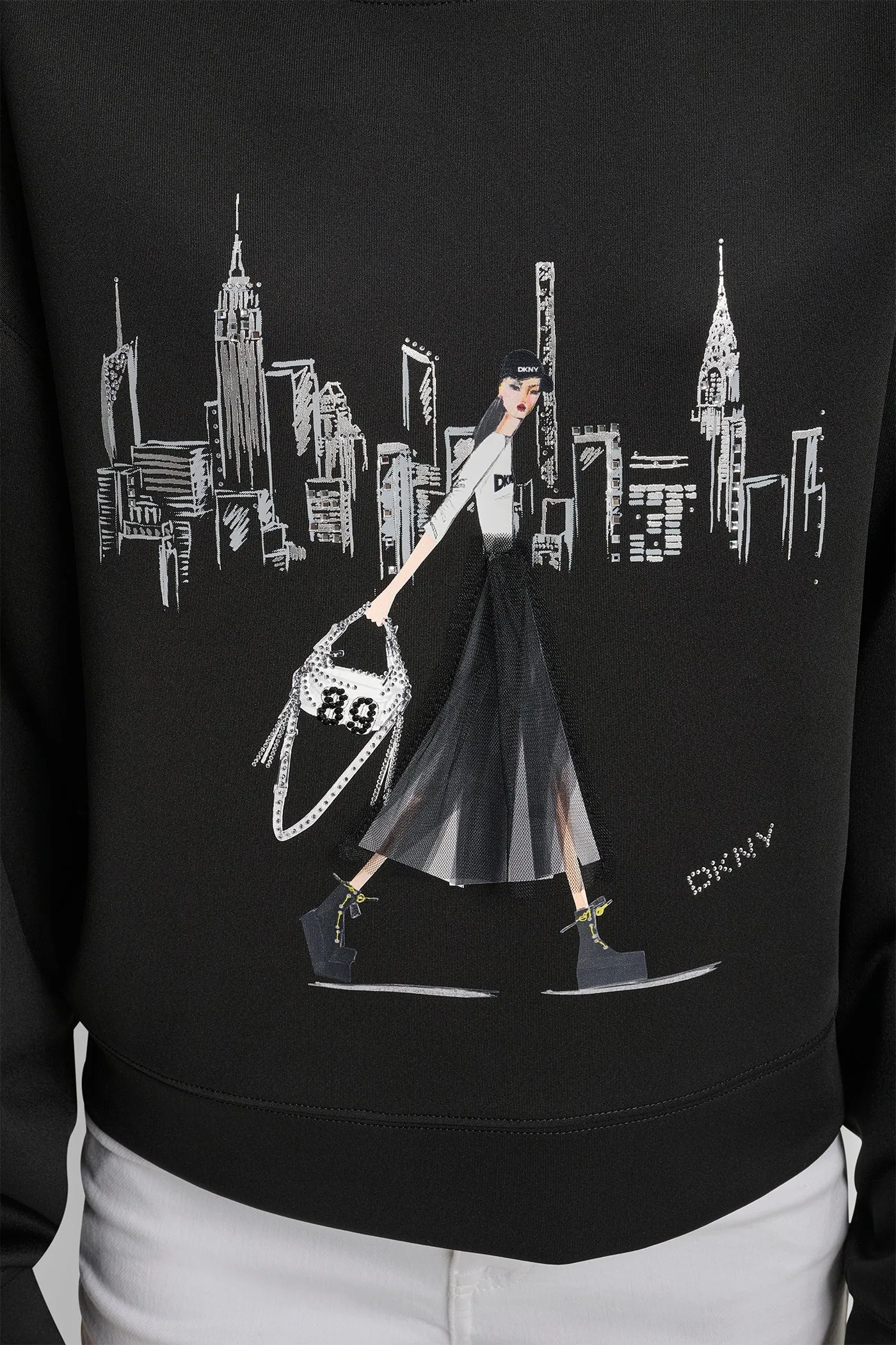 LONG SLEEVE NEW YORK GIRLS TRIP SWEATSHIRT sold by DKNY product image thumbnail 2