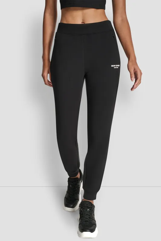 BROOKLYN SCUBA MID RISE JOGGER WITH POCKETS sold by DKNY