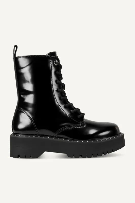 BATU STUDS LACE UP BOOTIE sold by DKNY