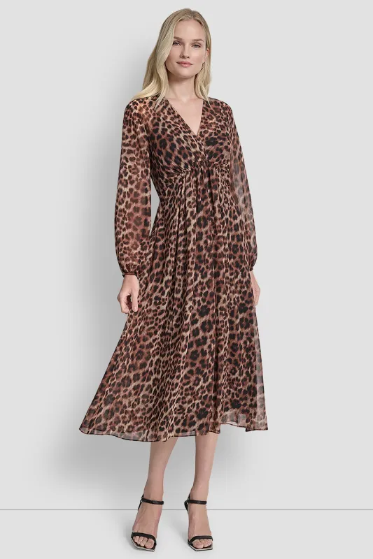 LONG SLEEVE  HIGH TO LOW WAIST MAXI sold by DKNY