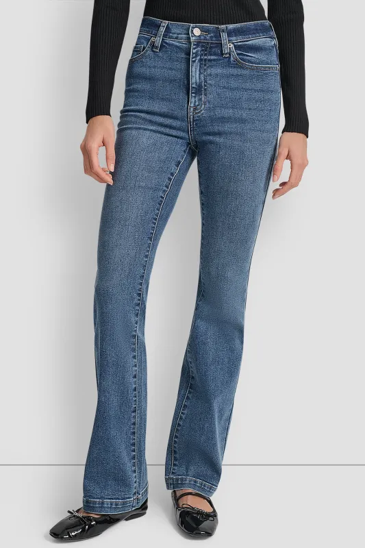WILLIAMSBURG HIGH RISE FLARE 32 INCH INSEAM made by DKNY