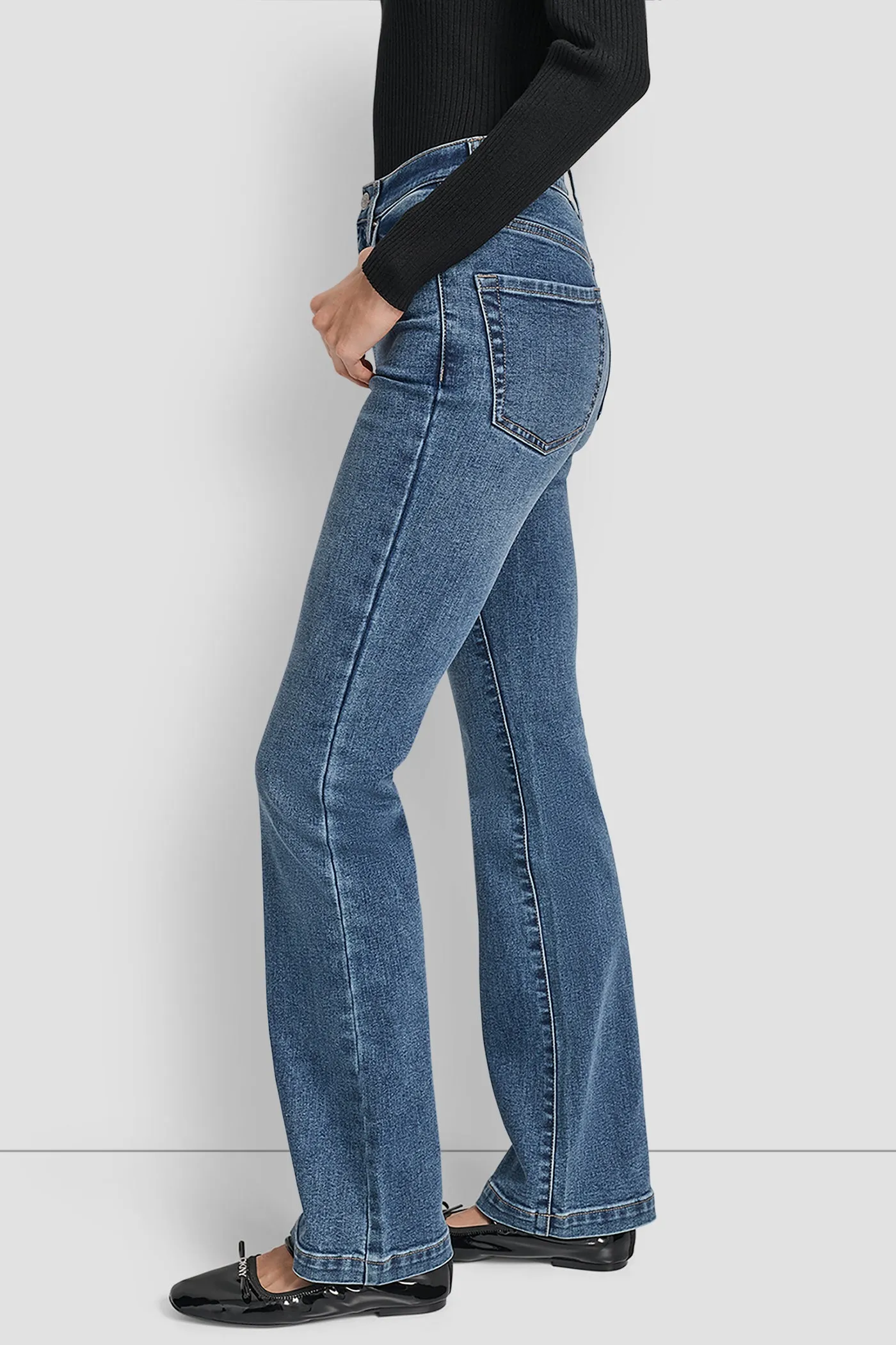 WILLIAMSBURG HIGH RISE FLARE 32 INCH INSEAM sold by DKNY product image thumbnail 3