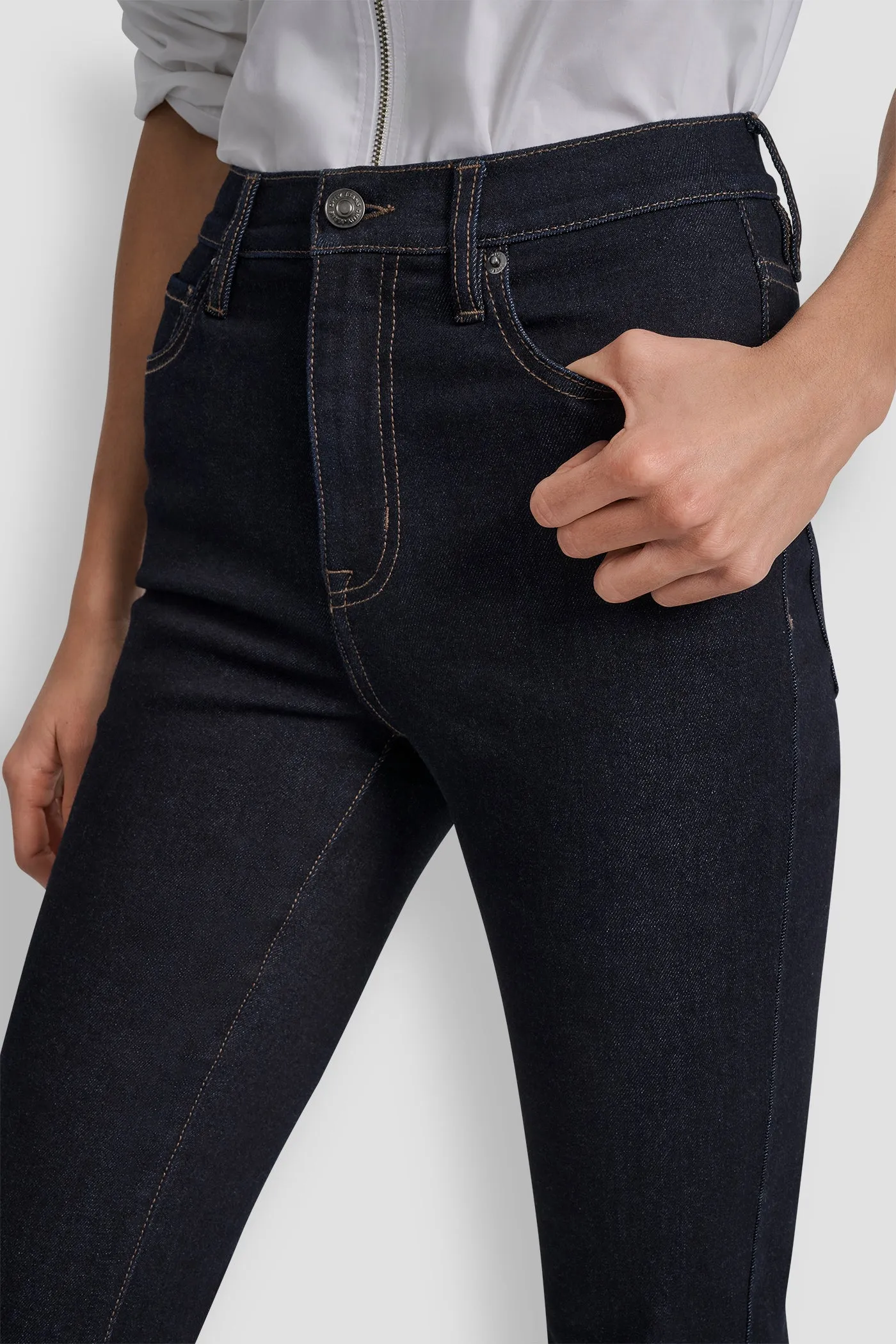 WILLIAMSBURG HIGH RISE FLARE 32 INCH INSEAM sold by DKNY product image thumbnail 4