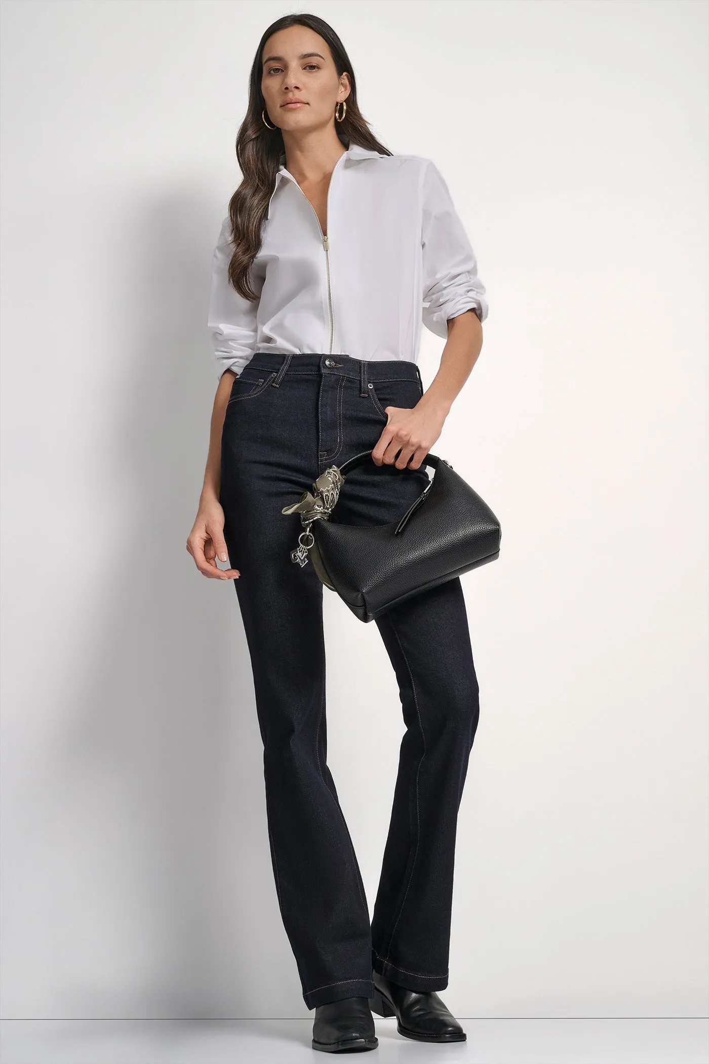 WILLIAMSBURG HIGH RISE FLARE 32 INCH INSEAM sold by DKNY product image thumbnail 5