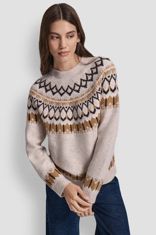 FAIR ISLE SWEATER sold by DKNY