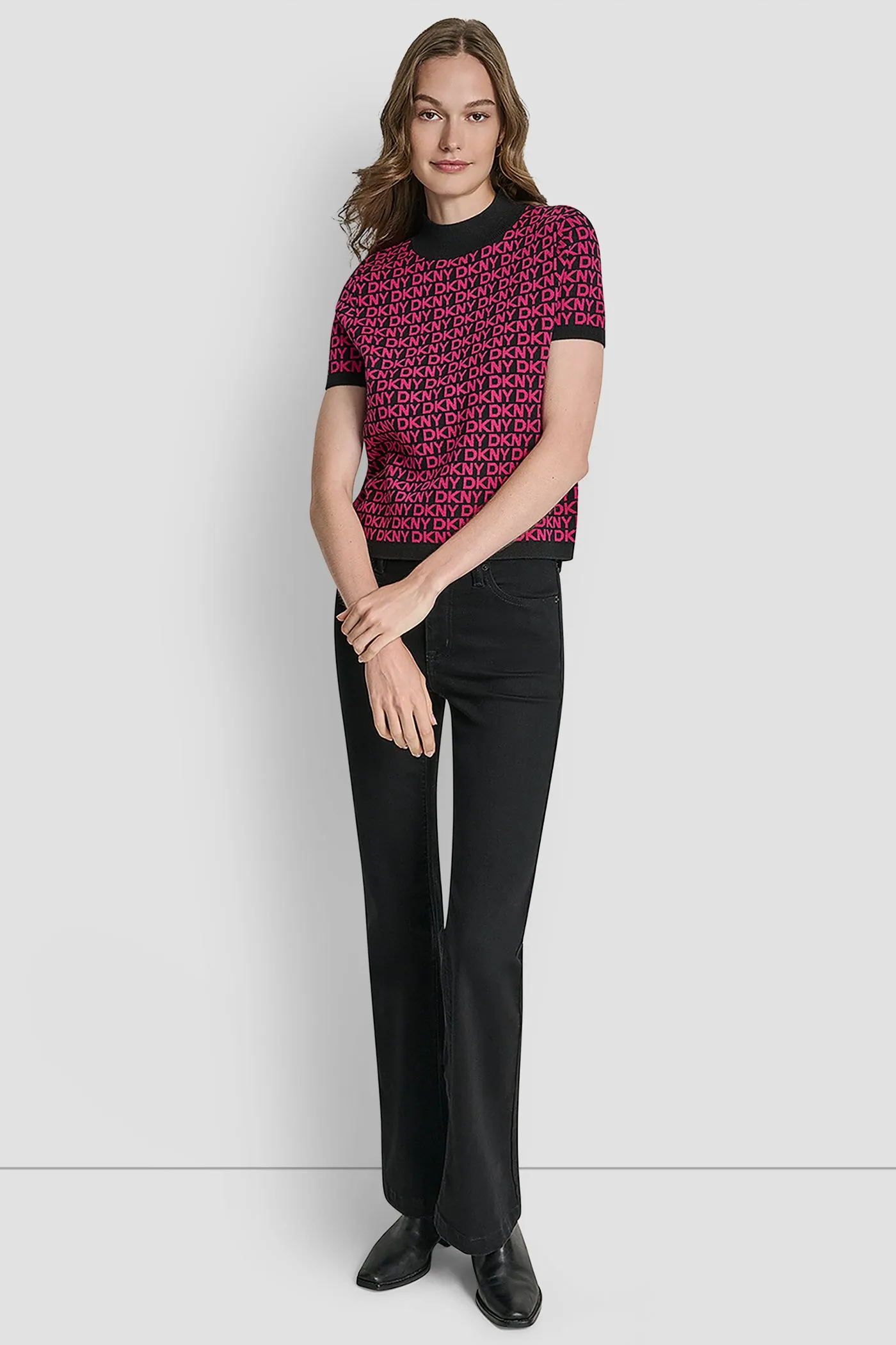 LOGO JACQUARD TOP sold by DKNY product image thumbnail 5