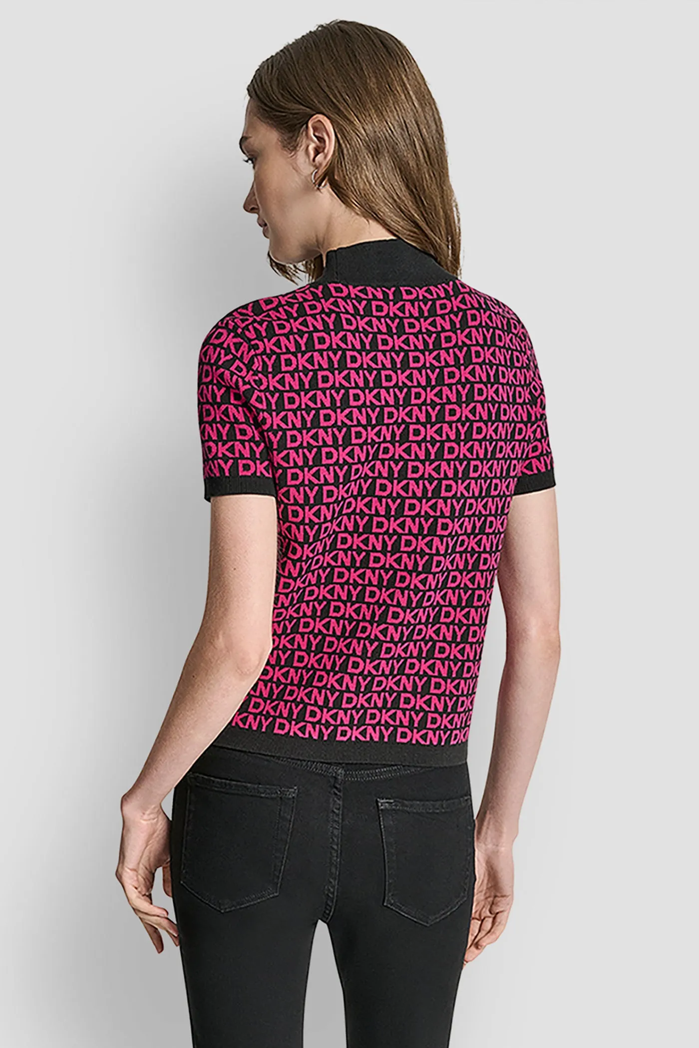 LOGO JACQUARD TOP sold by DKNY product image thumbnail 2