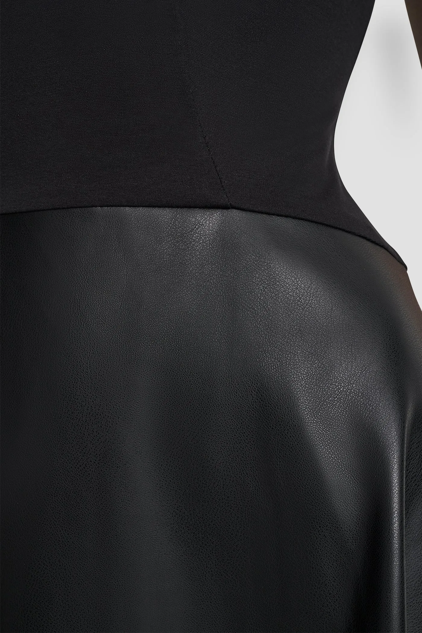 SLEEVELESS MOCK NECK SKATER DRESS sold by DKNY product image thumbnail 5