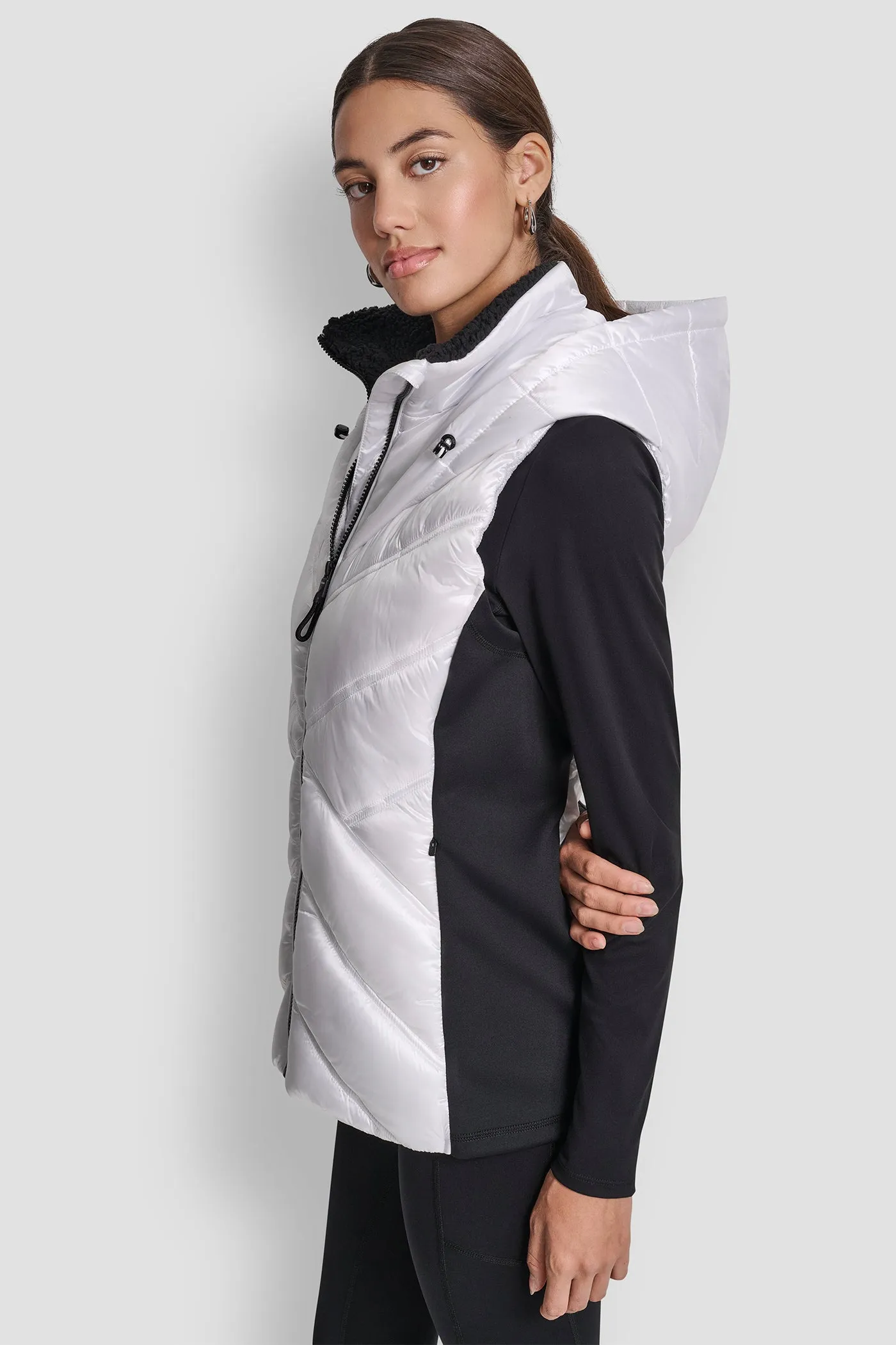 SCUBA-PANELED PUFFER VEST sold by DKNY product image thumbnail 3