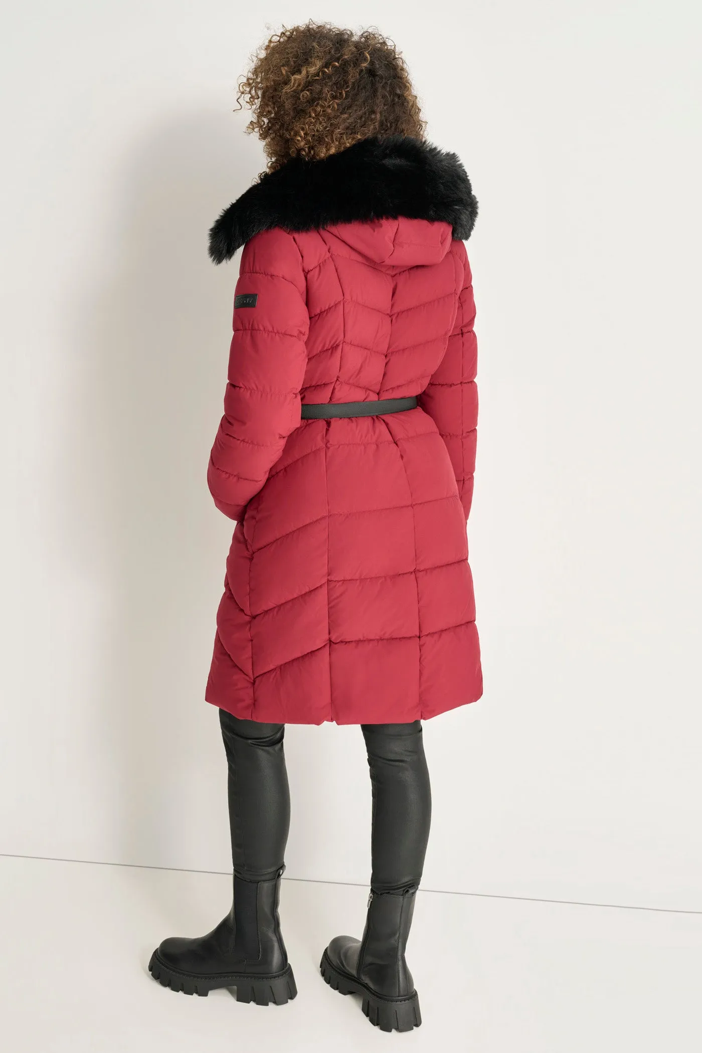 BIBBED ZIP FRONT PUFFER sold by DKNY product image thumbnail 2