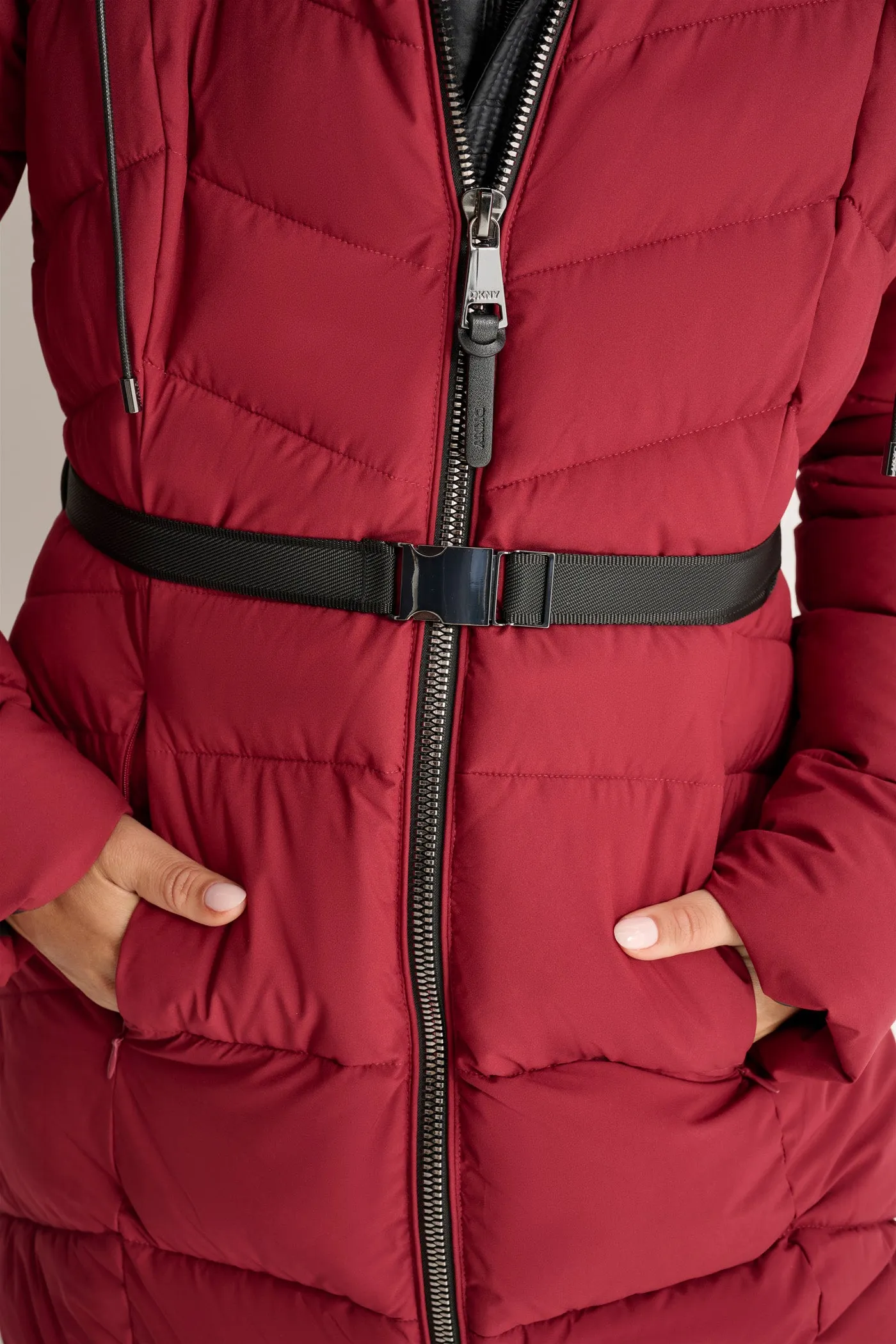 BIBBED ZIP FRONT PUFFER sold by DKNY product image thumbnail 5