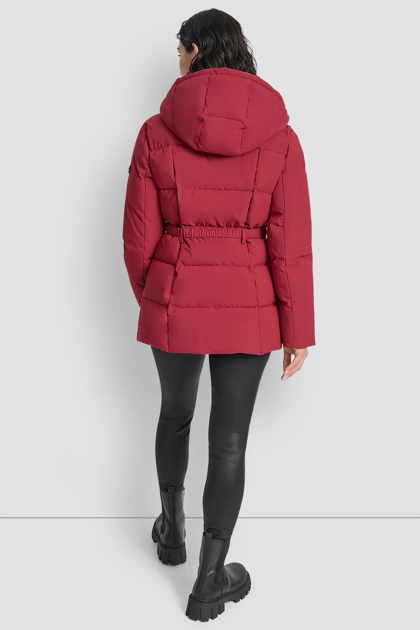SHORT BELTED PUFFER JACKET sold by DKNY product image thumbnail 2