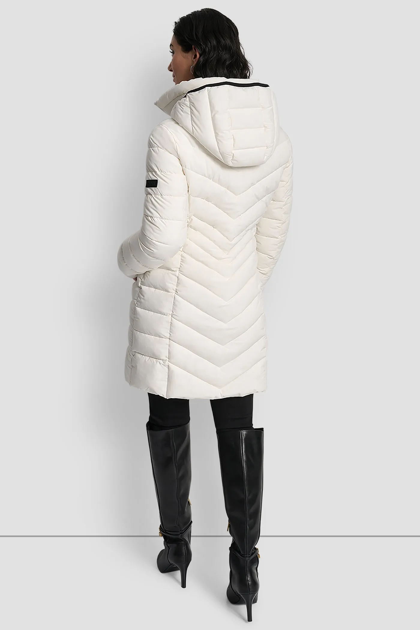 MID LENGTH FULL ZIP JACKET sold by DKNY product image thumbnail 2