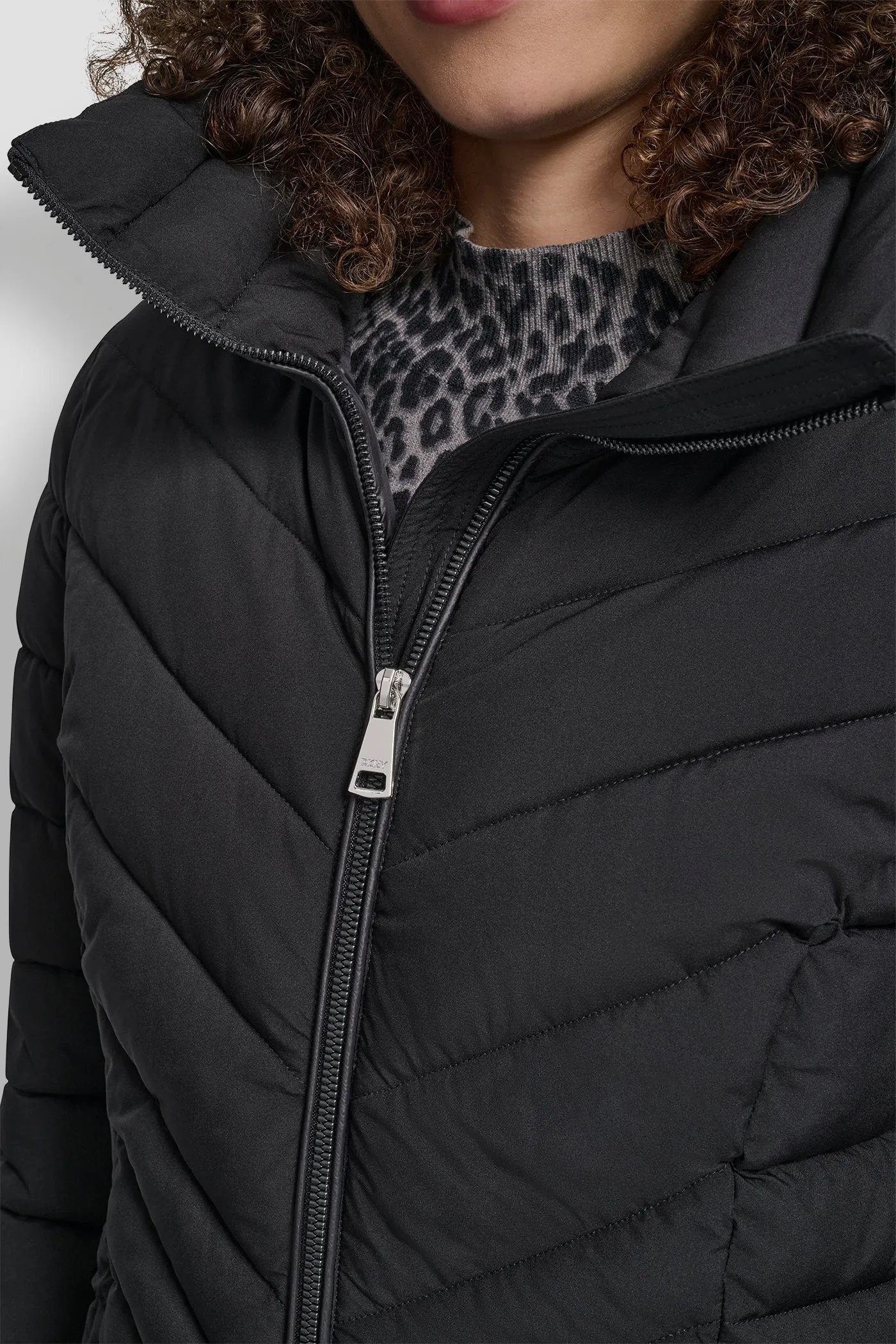 MID LENGTH FULL ZIP JACKET sold by DKNY product image thumbnail 5