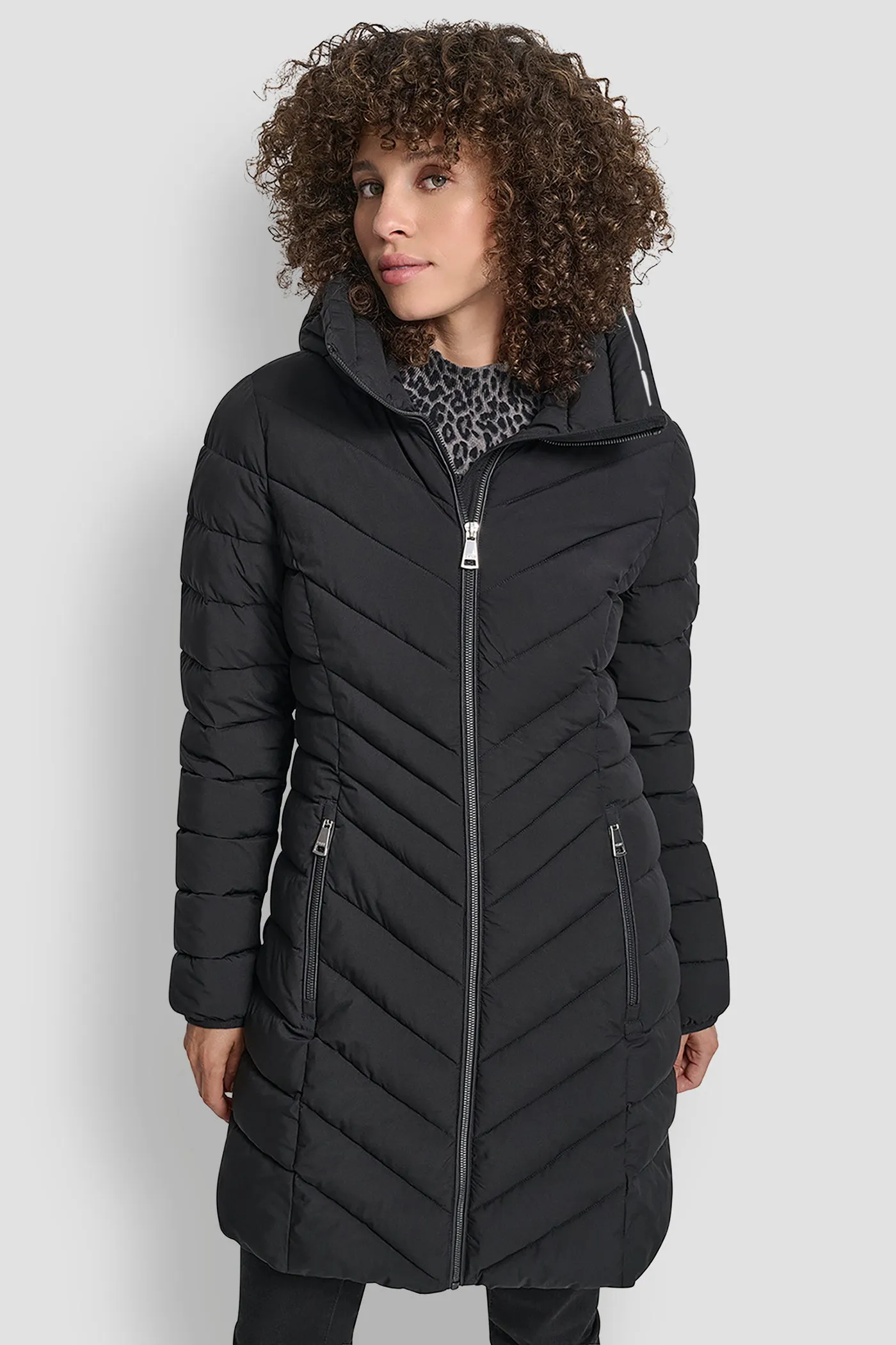 MID LENGTH FULL ZIP JACKET sold by DKNY