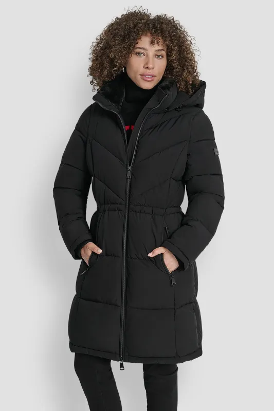 SHORT PUFFER JACKET sold by DKNY