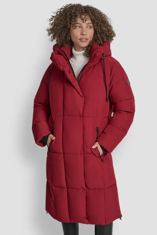 MID LENGTH PUFFER JACKET made by DKNY