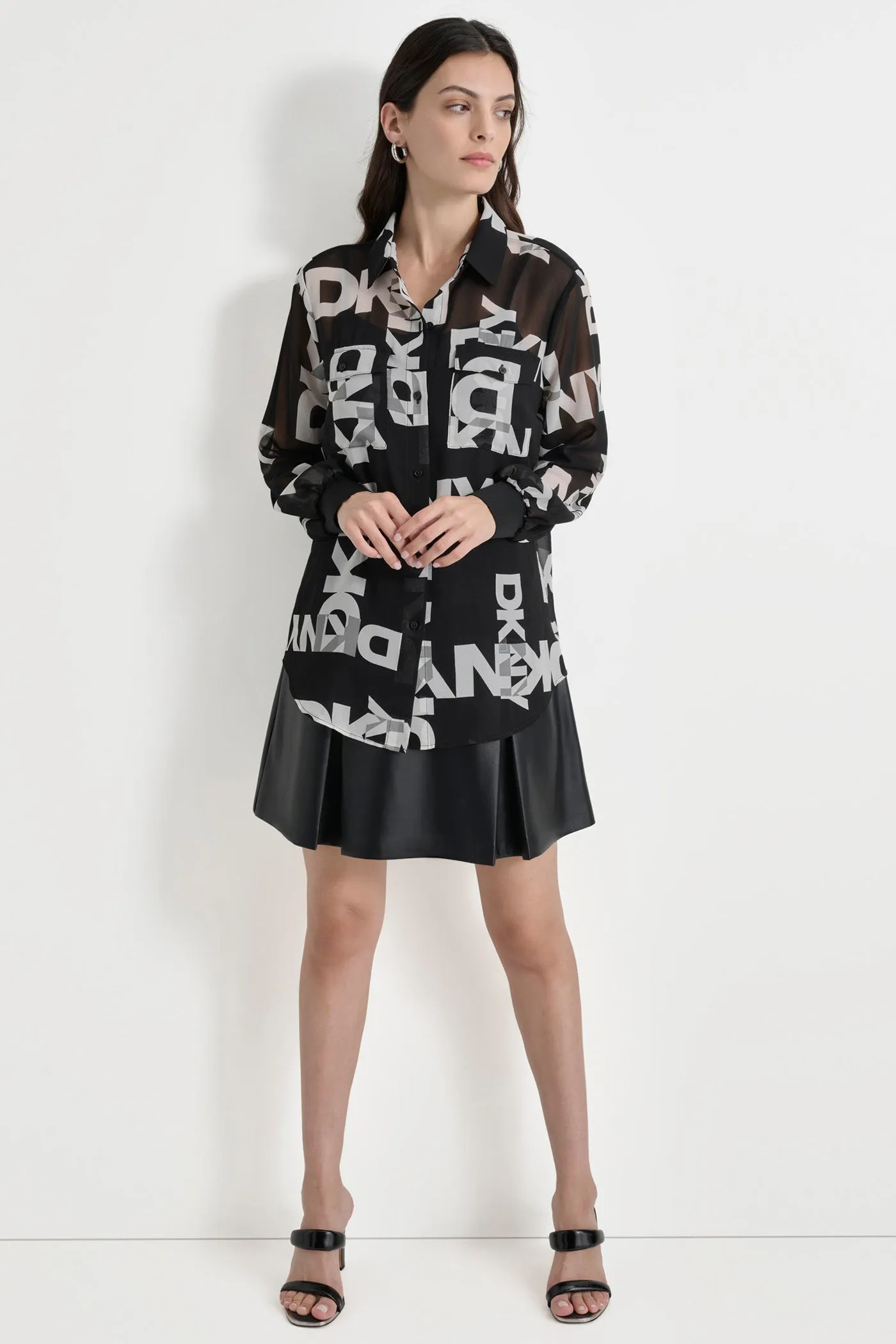 LOGO PRINT SHIRT sold by DKNY product image thumbnail 3