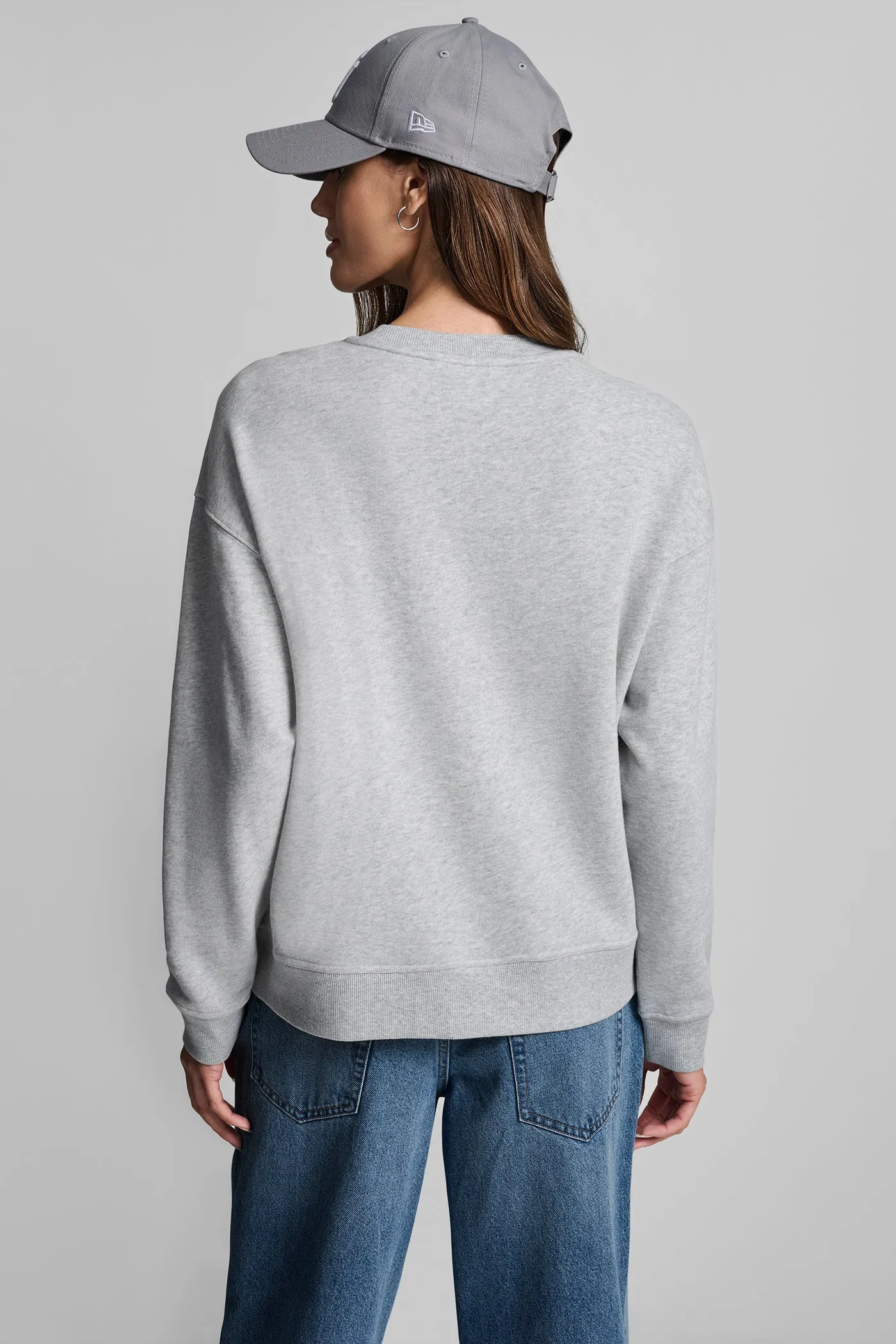 RHINESTONE STUD LOGO CREW NECK SWEATSHIRT sold by DKNY product image thumbnail 2