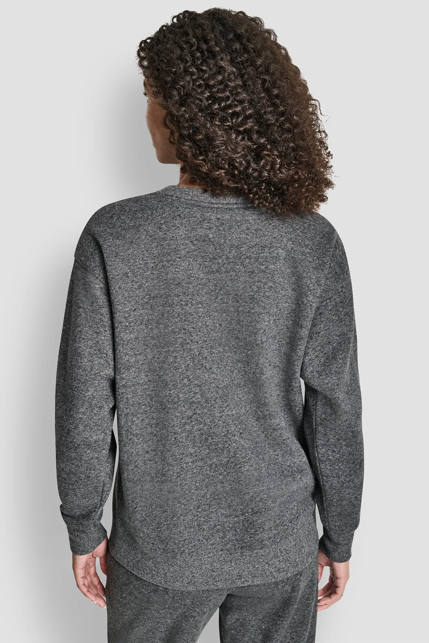 RHINESTONE LOGO NOLITA CREW NECK SWEATSHIRT sold by DKNY product image thumbnail 2