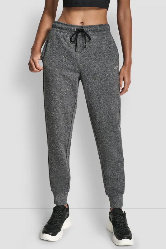 RHINESTONE LOGO CUFFED JOGGER sold by DKNY