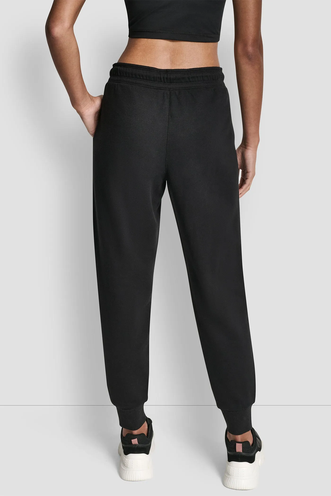 RHINESTONE LOGO CUFFED JOGGER sold by DKNY product image thumbnail 2