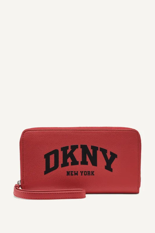 HADLEE LARGE ZIP AROUND WALLET sold by DKNY
