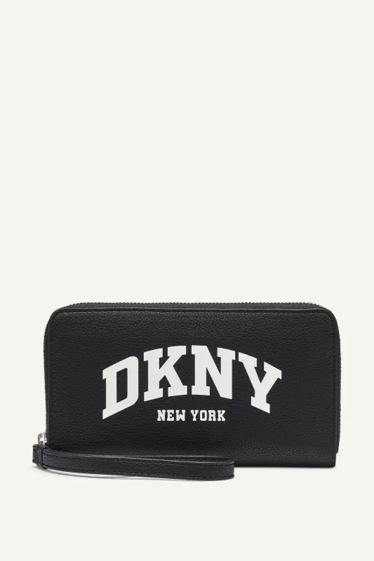 HADLEE LARGE ZIP AROUND WALLET sold by DKNY