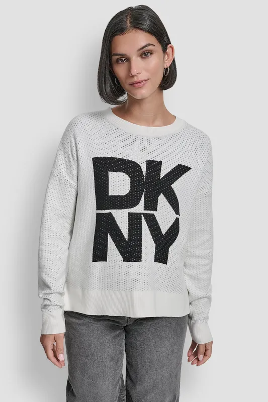 ESSENTIAL PULLOVER SWEATER sold by DKNY