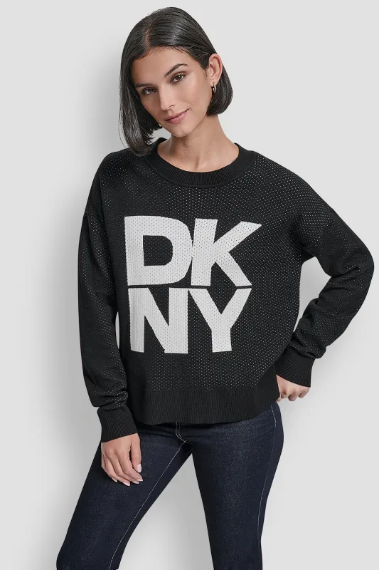 ESSENTIAL PULLOVER SWEATER sold by DKNY