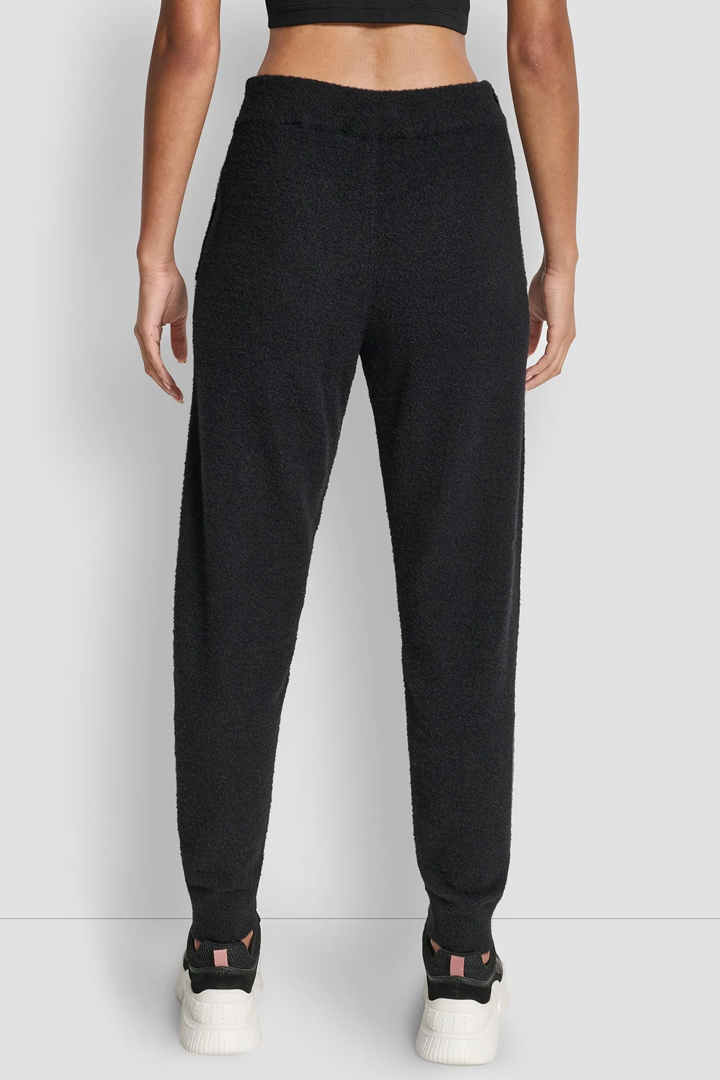 FEATHER YARN JOGGER WITH POCKETS AND TONAL LOGO sold by DKNY product image thumbnail 2