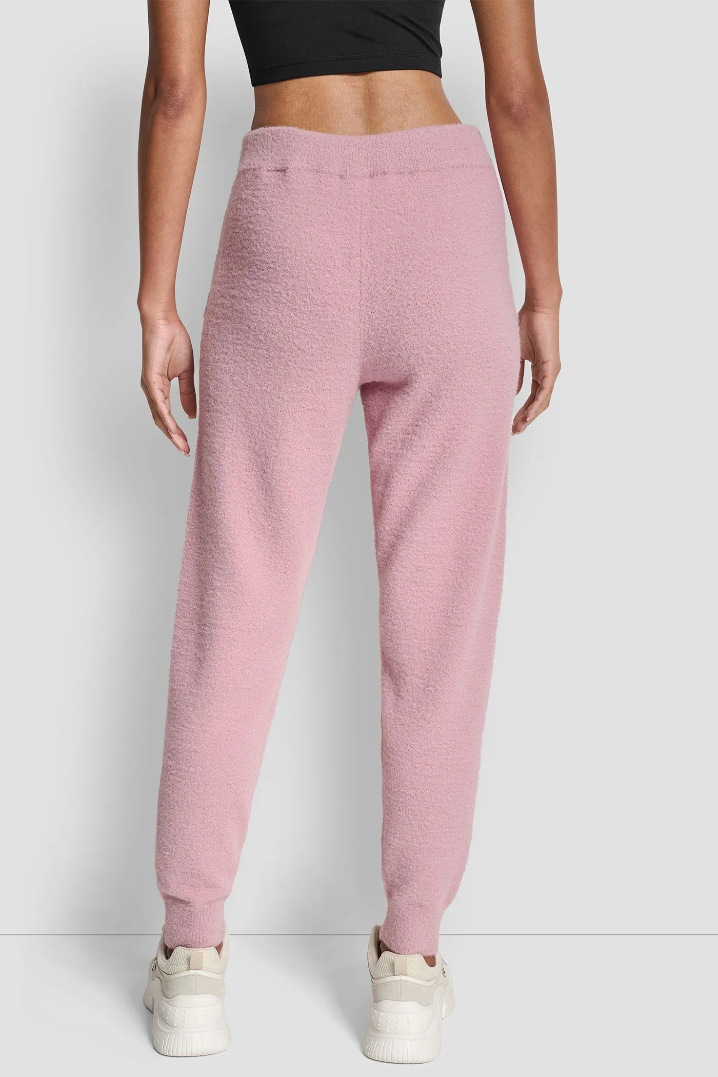 FEATHER YARN JOGGER WITH POCKETS AND TONAL LOGO sold by DKNY product image thumbnail 2