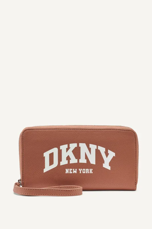 HADLEE LARGE ZIP AROUND WALLET sold by DKNY