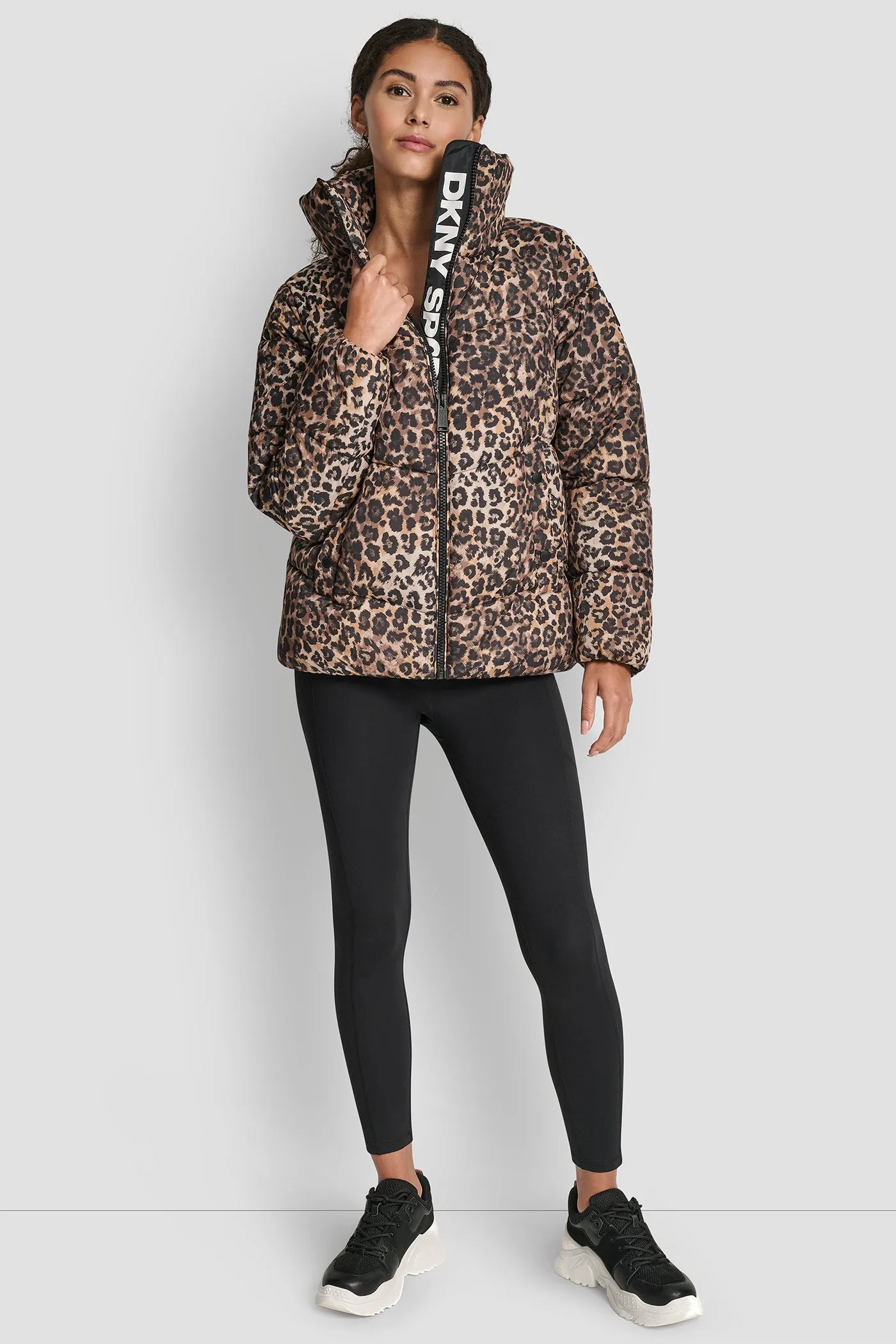 PRINTED QUILTED PUFFER JACKET sold by DKNY product image thumbnail 5