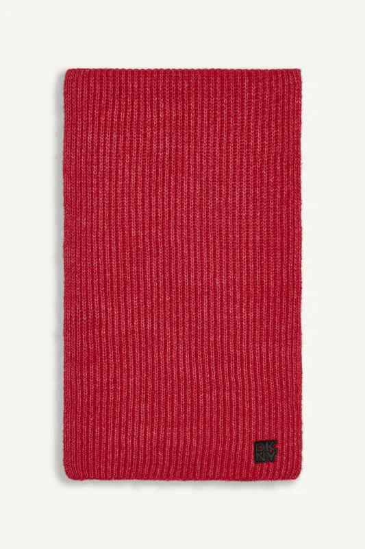 SHAKER STITCH RIB SCARF sold by DKNY