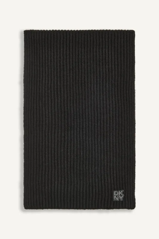SHAKER STITCH RIB SCARF sold by DKNY
