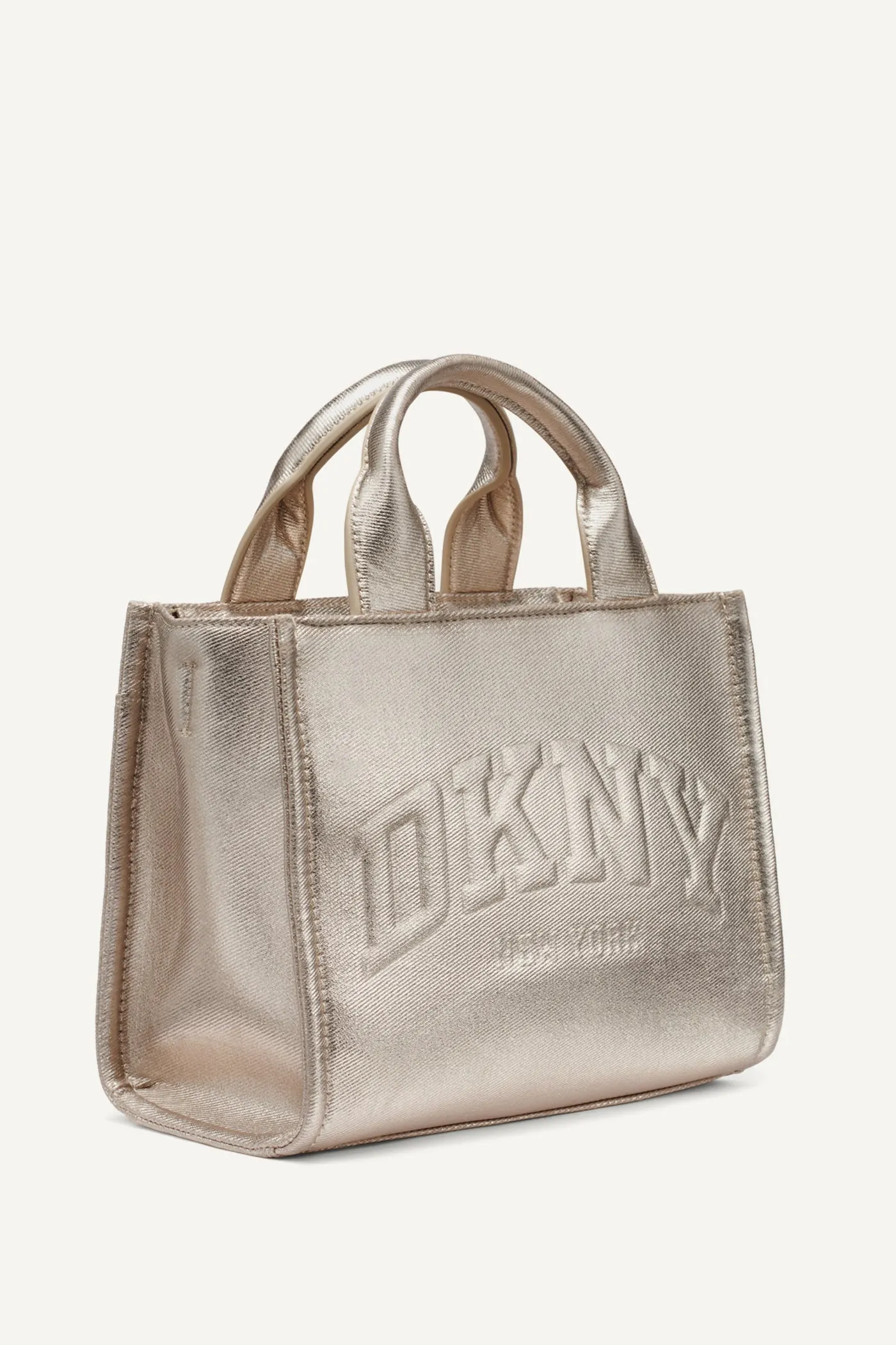 HADLEE SMALL METALLIC LOGO TOTE sold by DKNY product image thumbnail 4