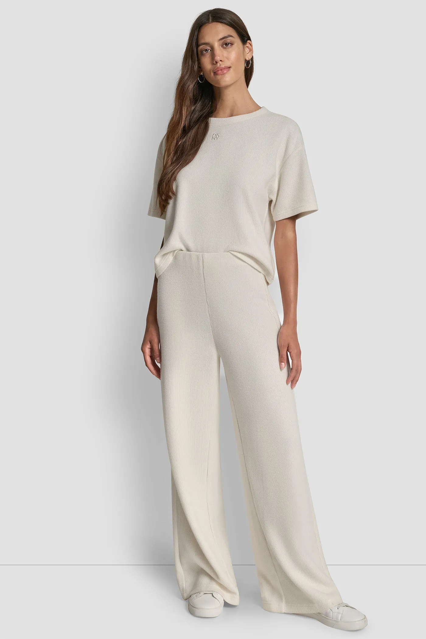 HIGH RISE WIDE LEG PANT sold by DKNY product image thumbnail 4