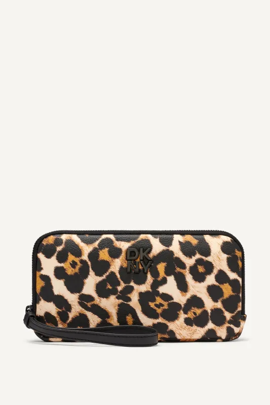 JENNY LARGE ZIP AROUND WALLET sold by DKNY