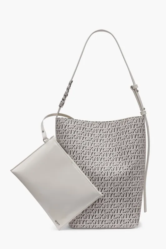 AVRIL LOGO BUCKET BAG sold by DKNY