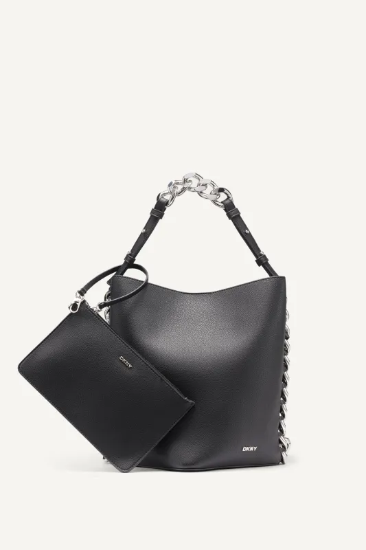 RIONA CHAIN BUCKET BAG sold by DKNY