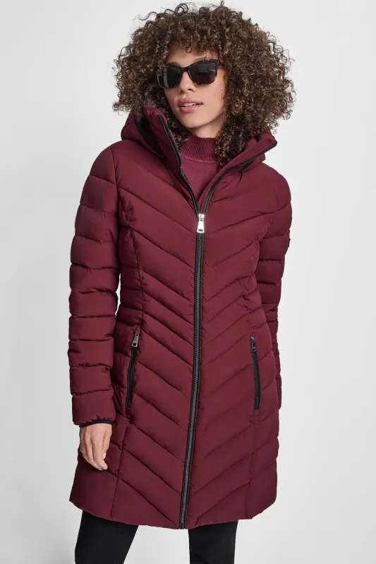 MID LENGTH FULL ZIP JACKET sold by DKNY