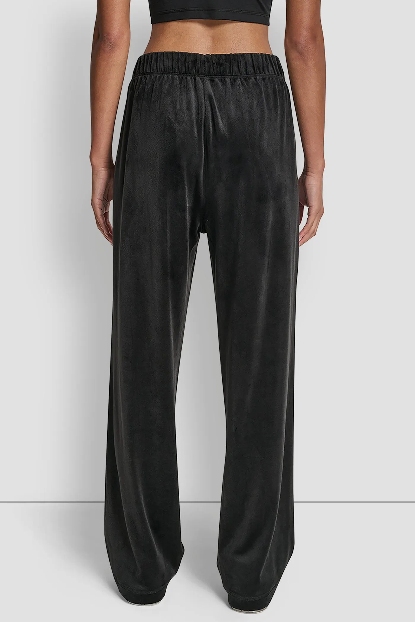 VELOUR RHINESTONE LOGO PANT sold by DKNY product image thumbnail 2