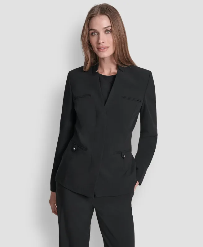 MANDARIN COLLAR JACKET sold by DKNY